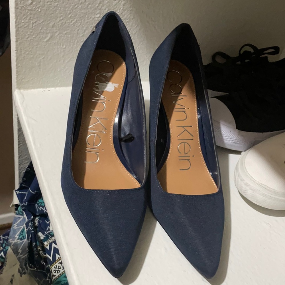 CK blue High heels